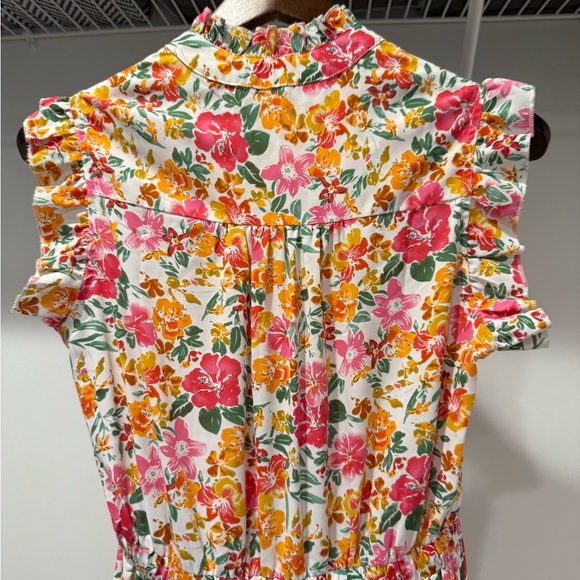 Pinch White Floral Ruffle Maxi Dress Size M | Garden | Cottagecore | Vacation - Picture 8 of 13